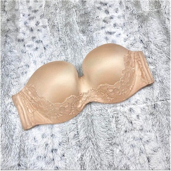 Victoria's Secret Other - 💖Victoria’s Secret Body By Victoria Strapless Bra in NUDE, Size: 34D